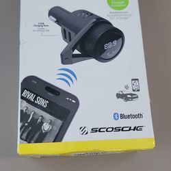 Scosche Bluetooth Power Delivery FM Transmitter - Black - Open Box