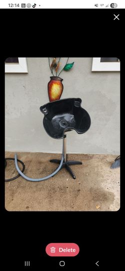 Portable shampoo sink
