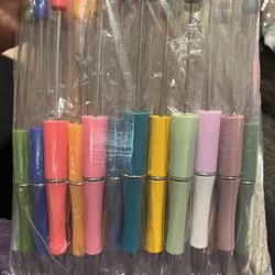 Package Of Beaded Pens 