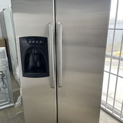Stainless Steel Amana Refrigerator 