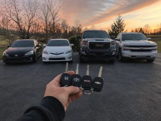 Car keys and key fobs