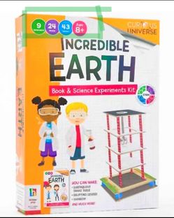 Incredible Earth (Book & Science Experiments Kit).Marca: Curious Universe / Hinkler.