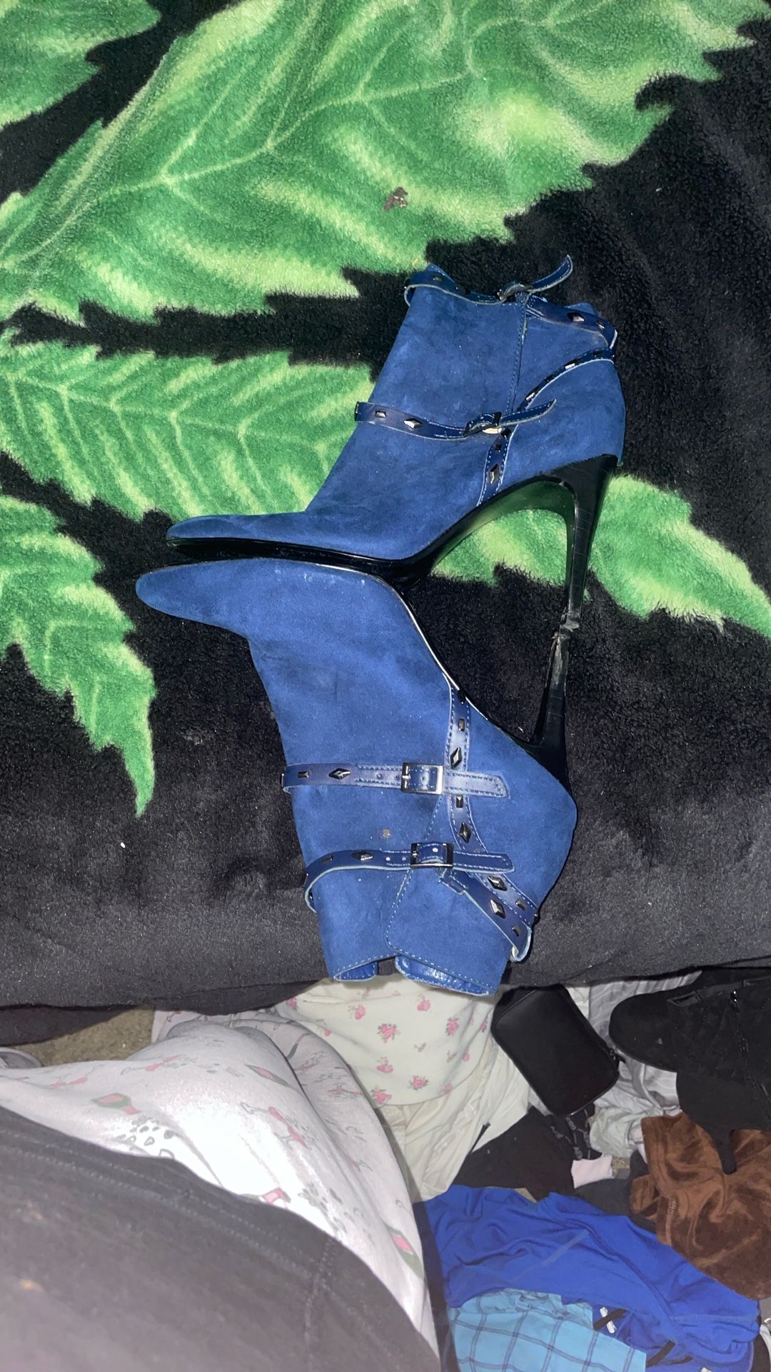 blue heels for women