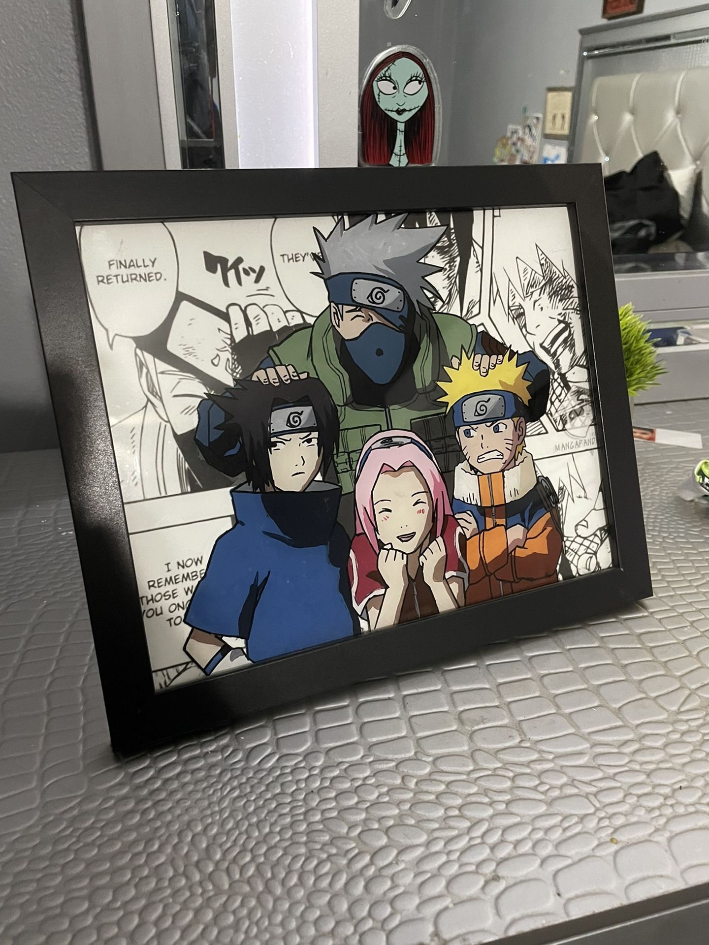 Team 7, Naruto Glass Painting