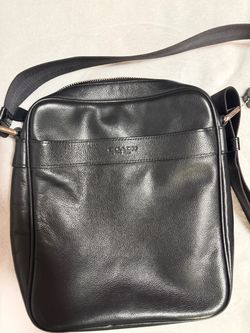 Coach Black Leather Crossbody Bag