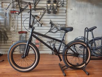 Elite BMX Stealth 20" Bike Black with Tan accents