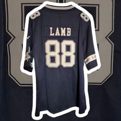 Navy Blue Nike Dallas Cowboys CeeDee Lamb Game Jersey