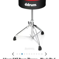 Like new ddrum RX Series a Drum Throne seat with Swivel height Adjustment 
