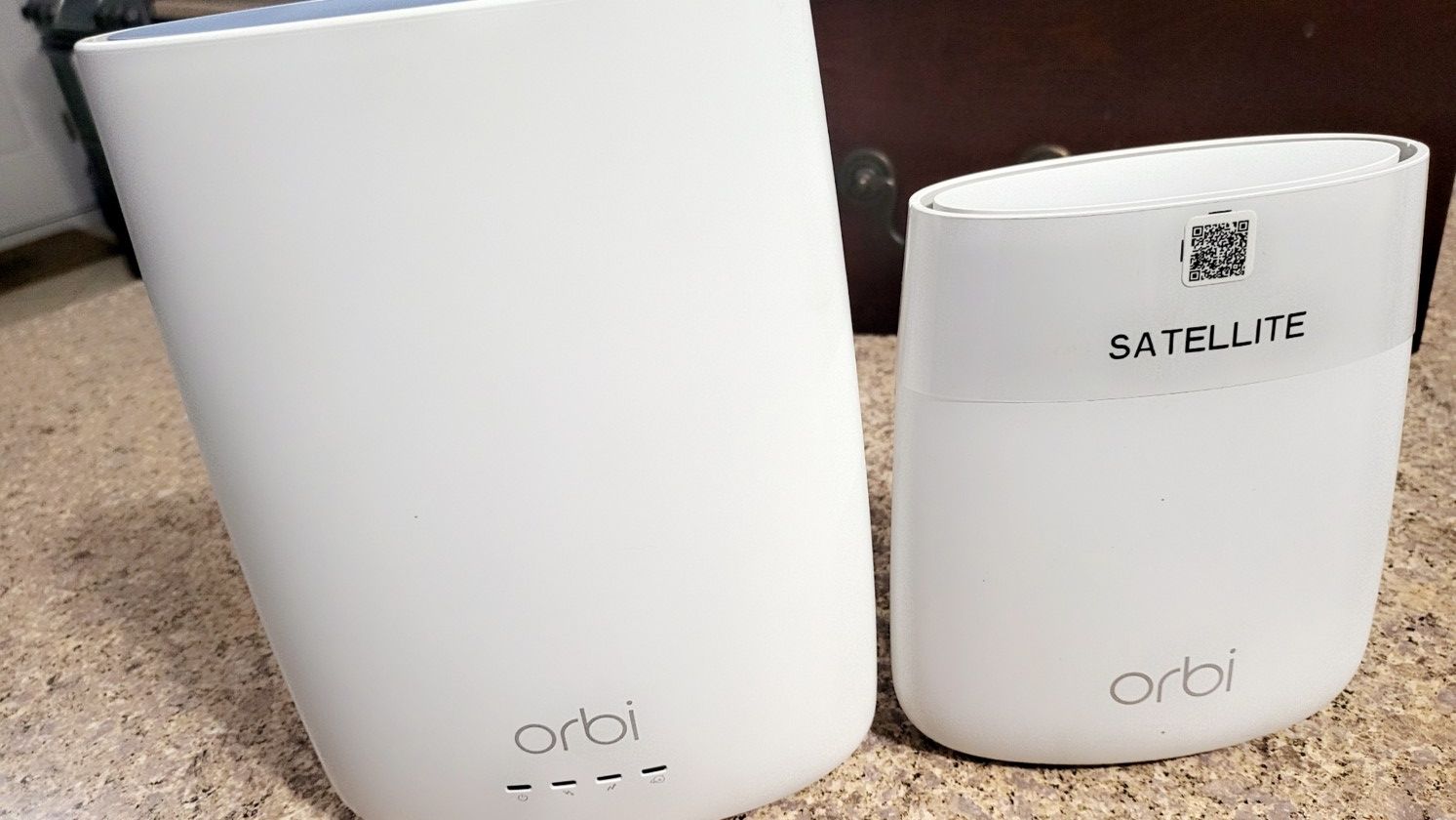 Orbi Internet (Modem & Router) + Satellite Extender For Longer WiFi Access 