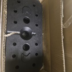 NIB Set of 3 commercial-grade machine mounting / interface plates from a comprehensive trainer system (model 760 / 760Share).
Each plate measures 15" 