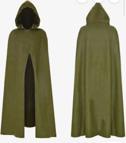 Adult Lord of the rings the hobbit medieval cloak renaissance cloak Halloween costume new