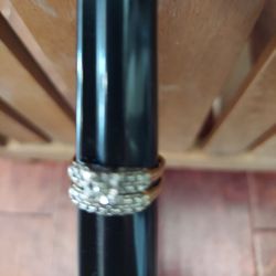 Vintage 60's  14kt Gold Wedding Set