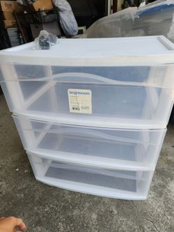 Plastic drawers
