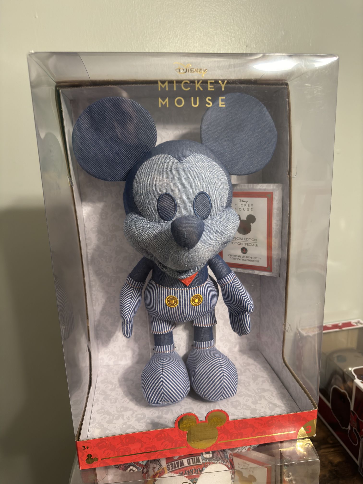 Rare Anniversary Edition Mickey Mouse Plush