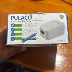 Ultra Quiet Mini Aquarium Fish Tank Air Pump for 1-20 Gallon Fish Bowl with Air Tube Air Bubbler Dual  Stone C