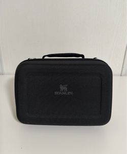 Authentic Stanley Hard Shell Insulated Lunch Box Case – Black Travel Cooler Bag with Handle