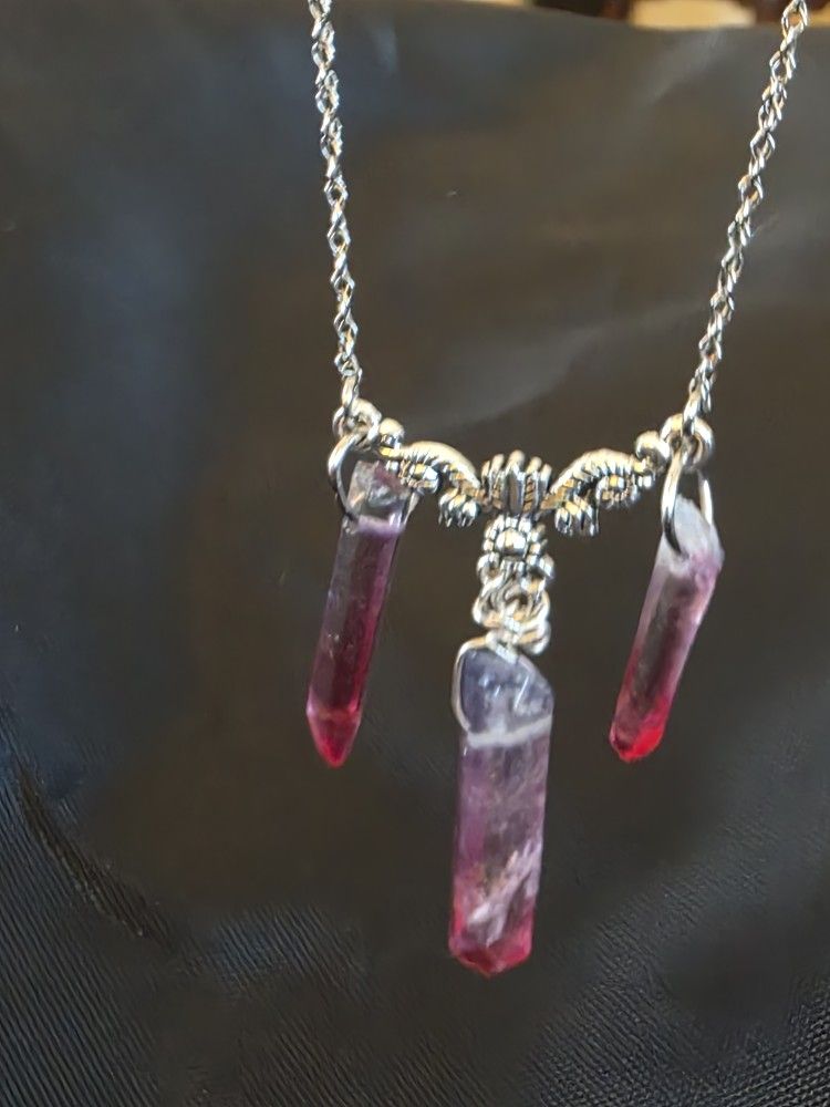 Blood Quartz Necklace