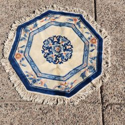 Vintage Handmade Wool Rug