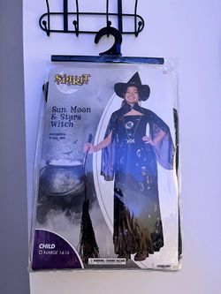 Spirit Sun Moon & Stars Witch Costume Child XL