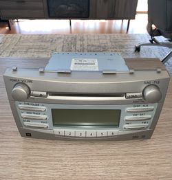 2009 Toyota Camry AM FM Radio and CD Player WMA MP3. 100% Working. Model Number: 86120-06191