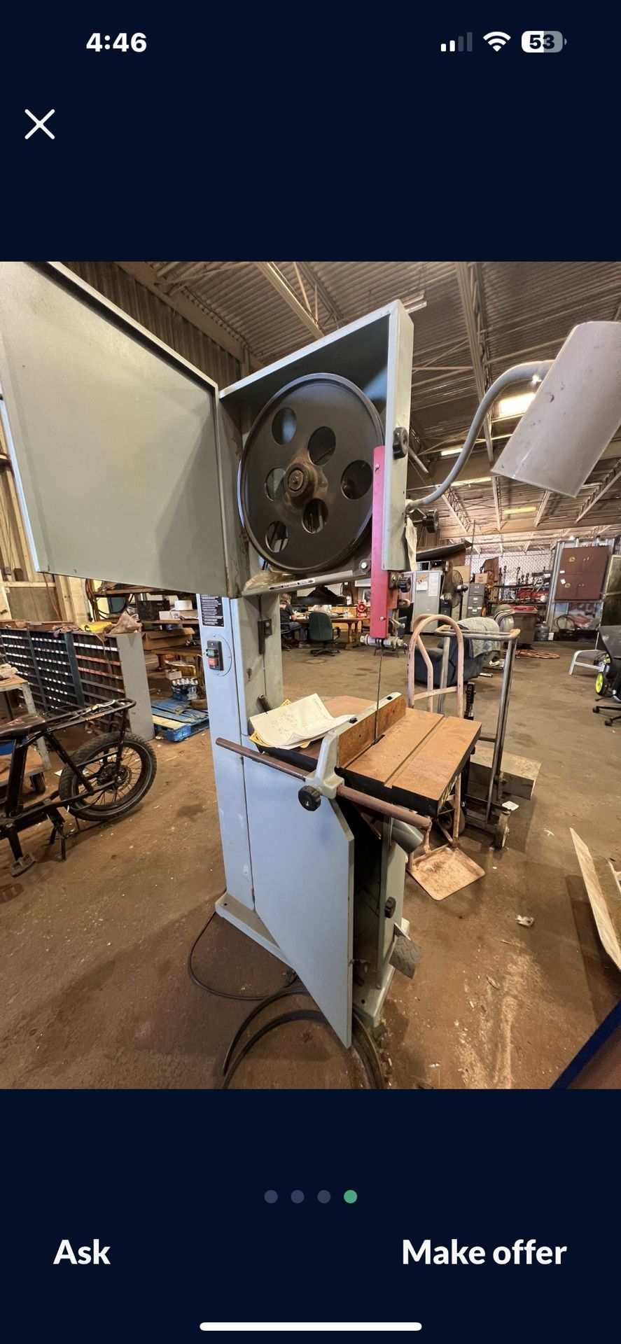 **Delta 28-640 14” Bandsaw - Excellent Condition - $500**