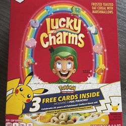 25th Anniversary Pokemon Lucky Charms Cereal NEW