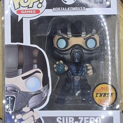 Funko Pop! Vinyl: Mortal Kombat - Sub-Zero #251 Chase BOX CREASES New