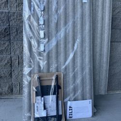 IKEA EILIF Screen/ freestanding / divider in gray, 31 1/2x59 "