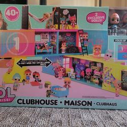 LOL Surprise Clubhouse Playset 40+ Surprises And 2 Exclusive Dolls