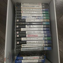 Playstation PSP PSVita Japanese Video Games Lot