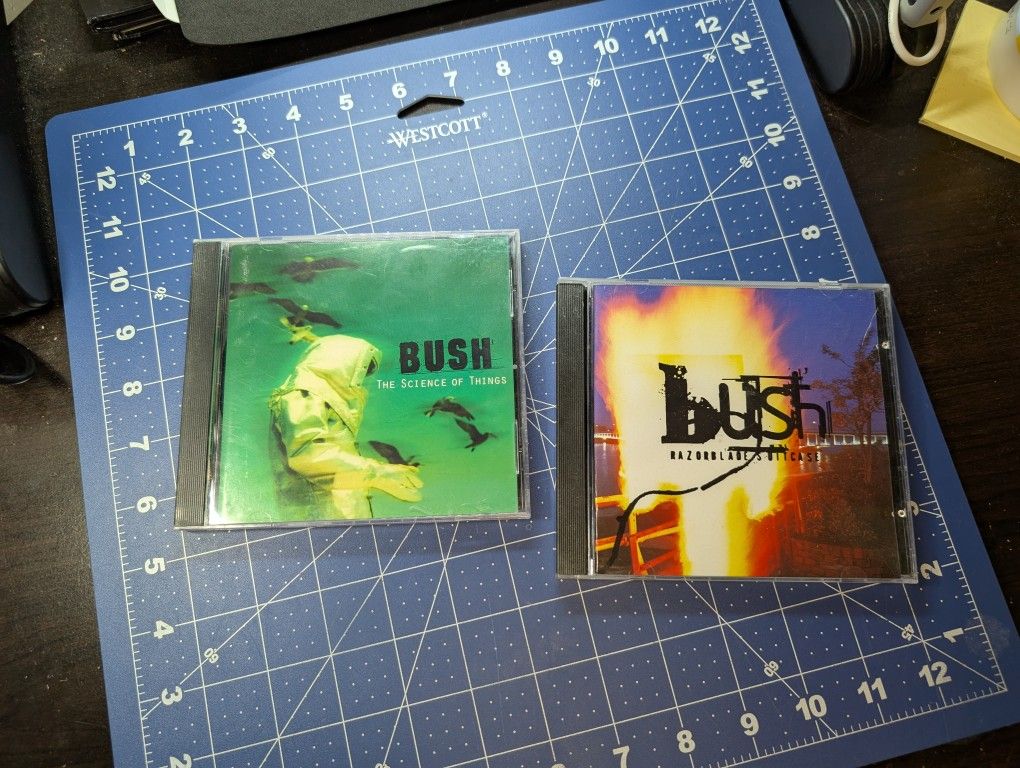 Bush 2 CD Lot: Science Of Things & Razorblade Suitcase