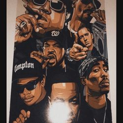  West coast Rappers Picture For Wall