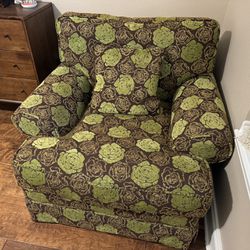 Matching Large Fabric Chairs With Ottoman ($120 OBO!)