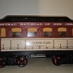 Vintage-1981 Central Railroad of New Jersey Dining Car Jim Beam Whiskey Decanter