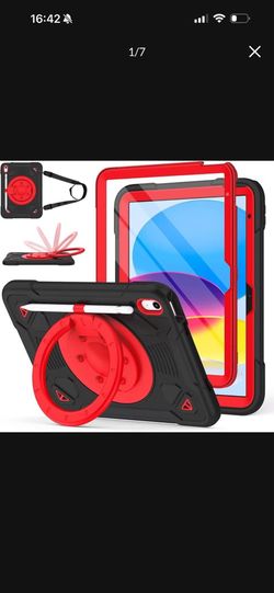 Brand new in box for iPad A16 Case 11th Generation 11 inch 2025 /iPad 10th Generation Case 10.9 inch 2022, with 360° Rotating Stand & Screen Protector