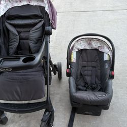 Car Seat Base And Stroller 