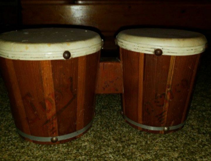 Vintage 1960's Bongo Set