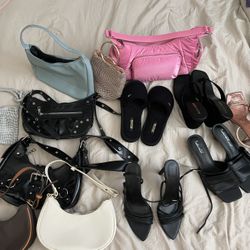 WOMENS BUNDLE CLOTHES/ SHOES/ LEGGINGS