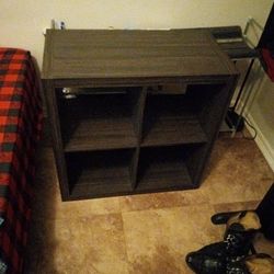 New Wood Open Drawer. Dark Brown No Scuffs Or Scratches