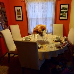 7 Piece Round Dining Table