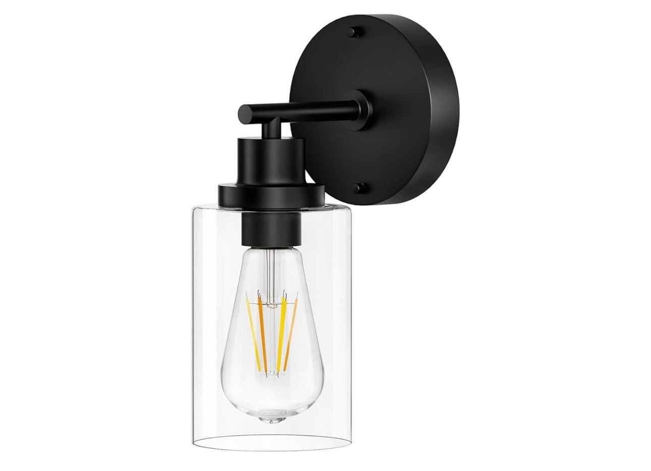 Black Wall Sconce Light