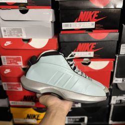 Adidas Crazy 1 Ice Blue size 10.5 USED But Clean