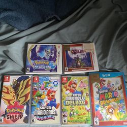Mario, Zelda, Pokemon Switch, Wii U, And DS Games Check Desc For Prices