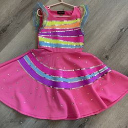 Jojo Siwa Dress Girls Size 4/5T