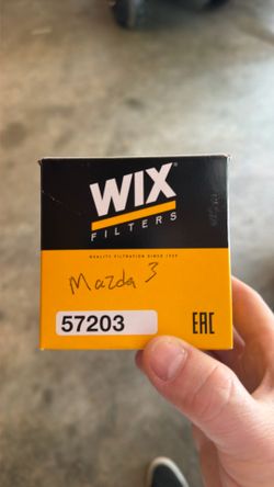 Mazda 3 oil filter