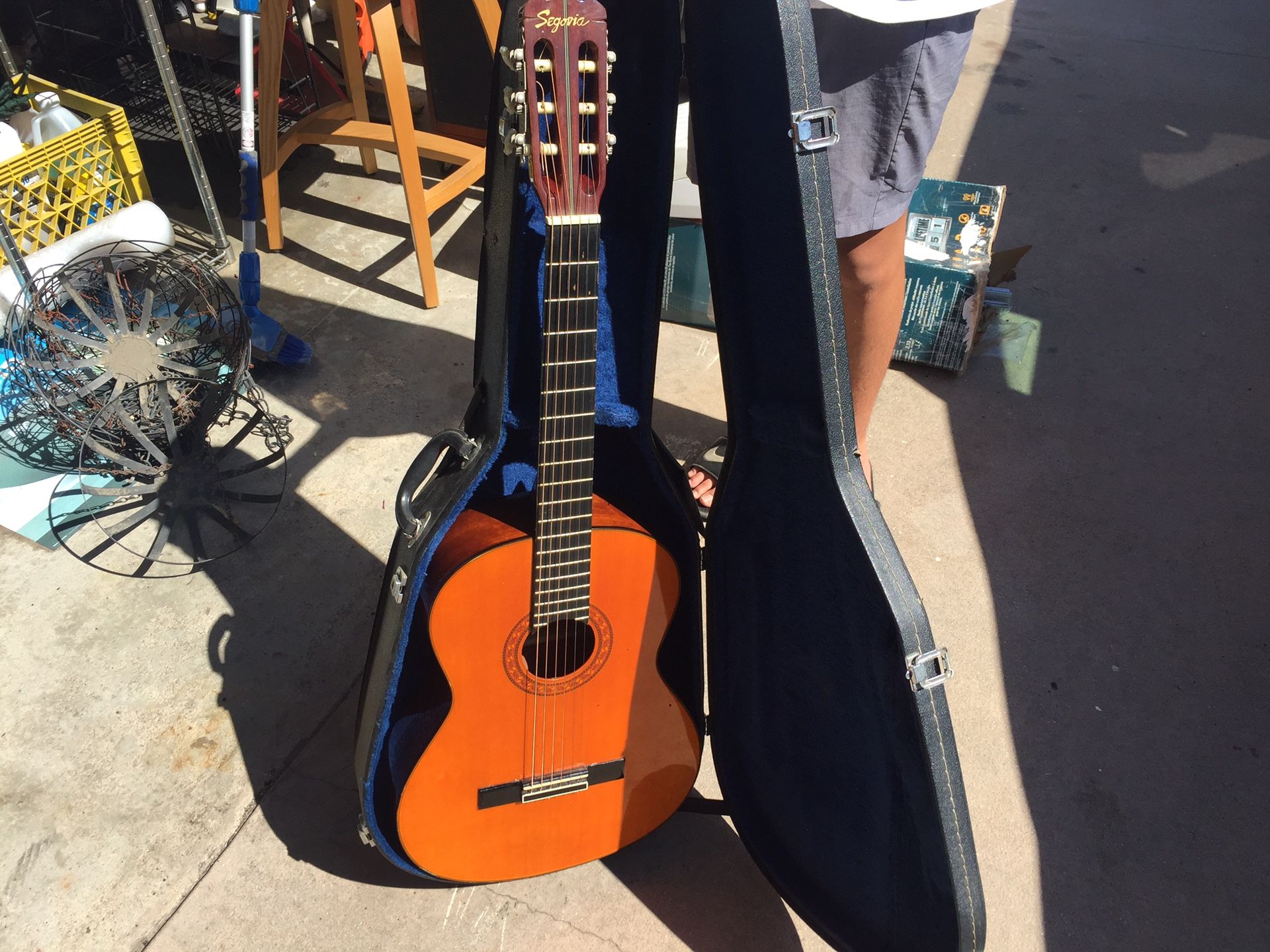 Vintage segovia classical Spanish acoustic guitar with original case