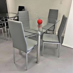New Complete Dining Set In Box - Finance Available $39 Down 