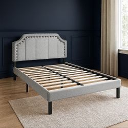 Full Fabric Full-Size Bed Frame — New