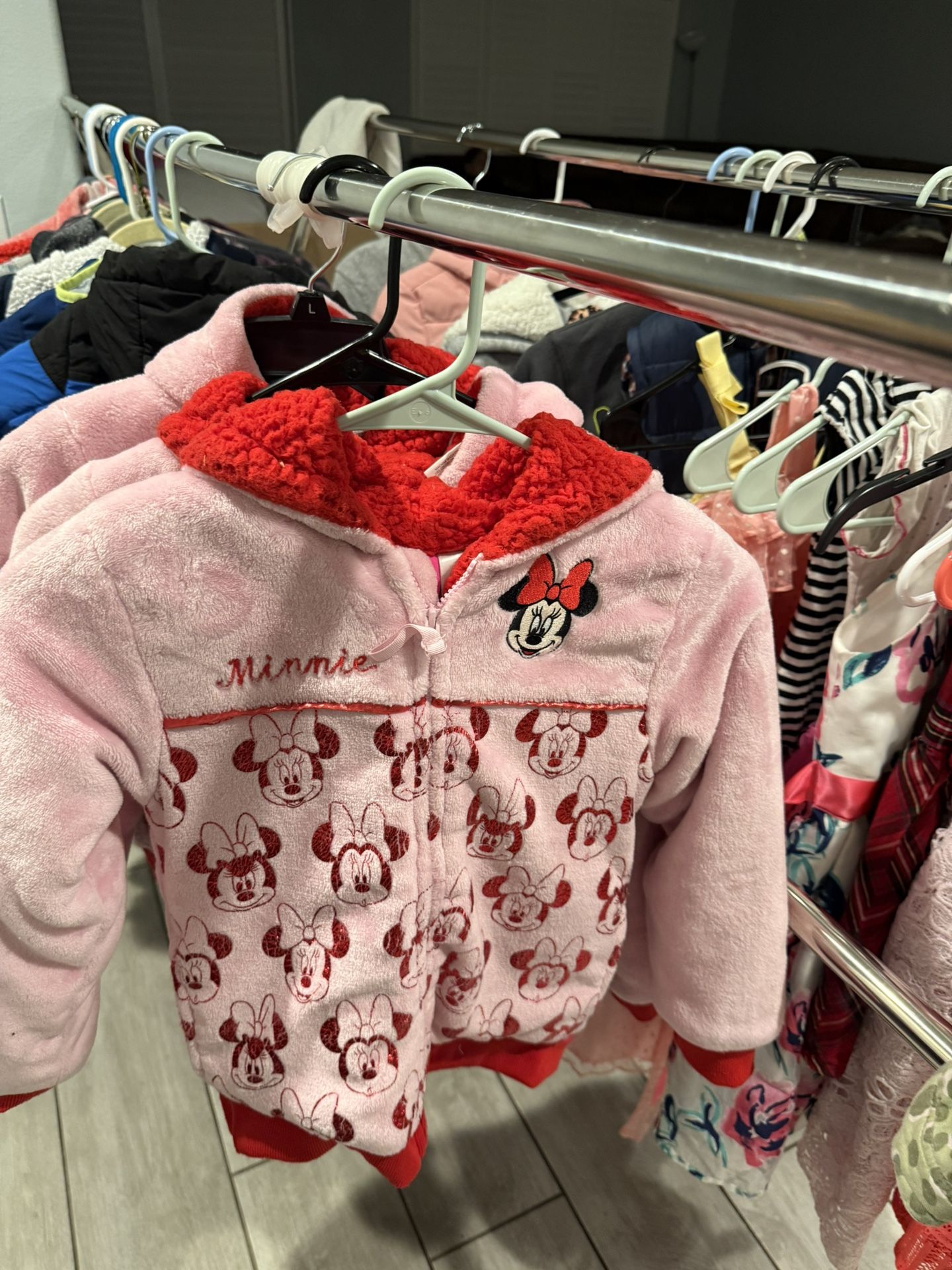 Girls Winter Minnie  Jackets Size (7)