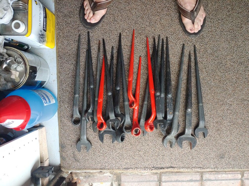 Spud Steel Erection Wrenches (NEW)